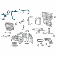 OEM 2022 Ram 1500 Wiring-A/C And Heater Diagram - 68396054AC