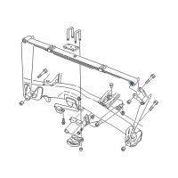 OEM 2010 Dodge Dakota BUSHING-Spring Diagram - 52038686