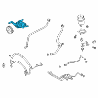 OEM 2017 BMW M6 Gran Coupe Power Steering Pump Diagram - 32-41-2-284-410