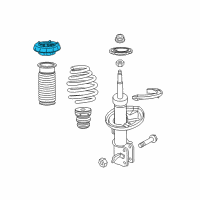 OEM 2017 Chevrolet Spark Mount Asm-Front Suspension Strut Diagram - 13502180