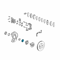 OEM 1992 Acura NSX Pulser, Front Diagram - 44353-SL0-000