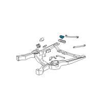 OEM Chevrolet Astro Mount Diagram - 22145766