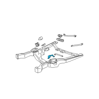 OEM 1990 GMC Safari Bracket-Engine Mount Diagram - 15708673