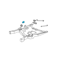 OEM 1987 GMC Safari Bracket-Engine Mount Diagram - 15596459