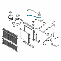 OEM 2019 BMW X3 HOSE, RADIATOR Diagram - 17-12-9-894-739