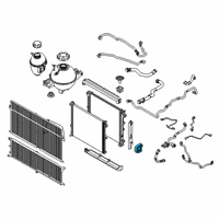 OEM 2020 BMW X3 Module Mounting, Left Diagram - 17-11-8-642-753