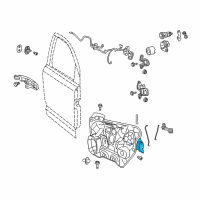 OEM 2011 Dodge Grand Caravan Door Latch Right Fronttown And Country Diagram - 4589694AE