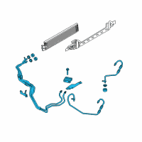 OEM 2016 Lincoln MKC Cooler Line Diagram - EJ7Z-7R081-A