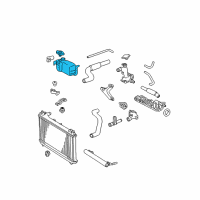 OEM Toyota Reservoir Assembly Diagram - 16470-03062