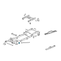 OEM GMC Bumper Kit, Front Lower Control Arm Diagram - 12474008