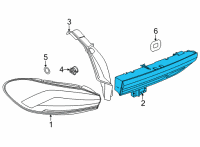 OEM 2020 BMW X6 TAIL LIGHT TRUNK LID LED LEF Diagram - 63-21-7-442-279