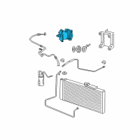 OEM 2004 Dodge Ram 3500 COMPRES0R-Air Conditioning Diagram - 55055339AH