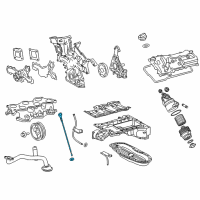 OEM 2020 Lexus RC300 Gage Sub-Assy, Oil Level Diagram - 15301-31080