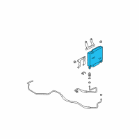 OEM GMC Transmission Cooler Diagram - 89022535