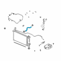 OEM 2004 Buick Rendezvous Radiator Outlet Hose (Lower) Diagram - 89023430