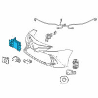 OEM 2018 Toyota Camry Sensor Diagram - 88210-06030