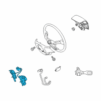 OEM Lexus Switch Assembly, Steering Diagram - 84250-75071