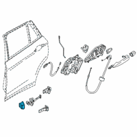 OEM 2022 BMW X2 Right Rear Door Brake Gasket Diagram - 51-22-7-476-204