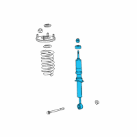 OEM 2018 Toyota Tundra Strut Diagram - 48510-09Q95