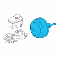 OEM 2006 Toyota Tundra Booster Assembly Diagram - 44610-0C051