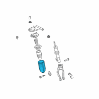 OEM 2010 Mercury Milan Coil Spring Diagram - AE5Z-5310-B