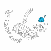 OEM 2015 Lincoln MKZ Fan Motor Diagram - DG9Z-10C659-C