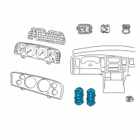 OEM 2004 Dodge Durango Switch-Heated Seat Diagram - 56045626AB