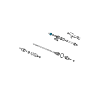 OEM 1998 Honda Prelude Seal, Half Shaft (Outer) Diagram - 91260-S0A-003