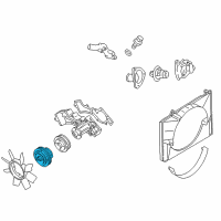 OEM Nissan Xterra Coupling Assy-Fan Diagram - 21082-0W00A