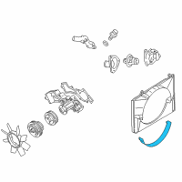 OEM Nissan SHROUD-Lower Diagram - 21477-0W000