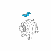 OEM 1997 Ford E-150 Econoline Alternator Mount Bracket Diagram - F65Z-10153-AB