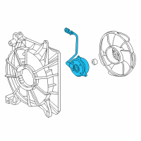 OEM 2016 Acura ILX Motor, Cooling Fan Diagram - 19030-5X6-J01