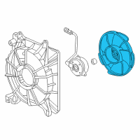 OEM Acura ILX Fan, Cooling Diagram - 19020-R4H-A01