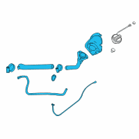 OEM Chevrolet Silverado 1500 Filler Pipe Diagram - 84766925