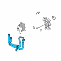 OEM 2009 Lincoln MKX Tube Assembly Diagram - 8T4Z-8N021-A