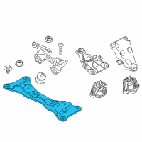 OEM 2015 BMW Z4 Gearbox Support Diagram - 22-31-6-795-226