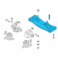 OEM 2019 Kia Stinger CROSSMEMBER Assembly-Transmission Diagram - 21730J5200