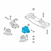 OEM 2020 Kia Stinger Engine Mounting Support Bracket Diagram - 21826J5100