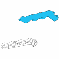 OEM 2007 Ford E-350 Super Duty Manifold Diagram - 3C3Z-9431-AB