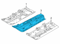 OEM Nissan Kicks Floor-Front, Center Diagram - G4310-5EEMA