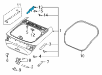 OEM Honda Civic HINGE, L- TAILGATE Diagram - 68260-T47-A00