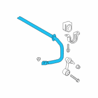 OEM 2021 Toyota Prius Prime Stabilizer Bar Diagram - 48812-47060