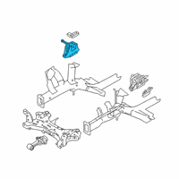 OEM 2021 Hyundai Venue Engine Mounting Bracket Assembly Diagram - 21810-K2300