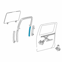 OEM 2020 Toyota Tacoma Run Channel Diagram - 68145-04031