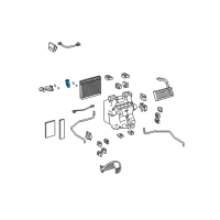 OEM Lexus LS600h Valve, Cooler Expansion Diagram - 88515-50210