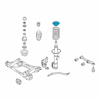 OEM Pontiac GTO Insulator, Front Spring Upper Diagram - 92002882