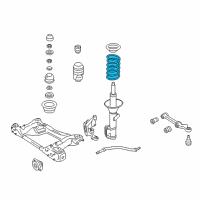 OEM 2006 Pontiac GTO Front Springs Diagram - 92048199