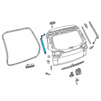 OEM 2015 Jeep Cherokee Housing-Power LIFTGATE Diagram - 68103064AC