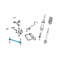 OEM 1998 Lexus GS400 Rear Suspension Control Arm Assembly, No.1 Diagram - 48710-30190