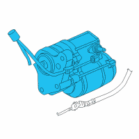 OEM Dodge Magnum Starter Diagram - 5030076AB